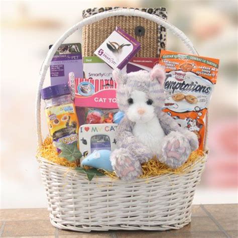 Cat Got Your Tongue Pet Gift Basket - Cat $64.95 | Pet gift basket, Cat gift basket, Cat gifts