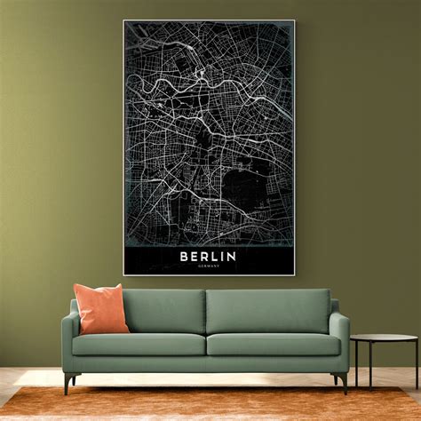 Berlin Map Wall Art