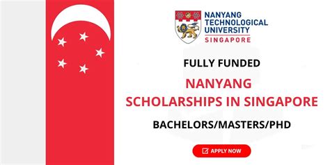 🇸🇬 Call for Applications: NTU Scholarships Singapore 2024 (Fully Funded)