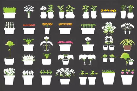 Garden Vector Icons A Flourishing Collection of Nature inspired ...