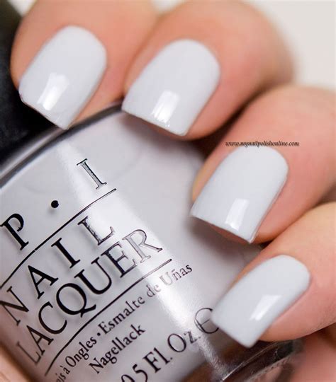 OPI - I Cannoli Wear OPI - My Nail Polish Online | Light gray nails, Grey nail polish, Nail polish
