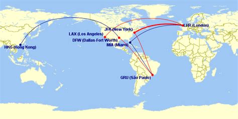 American Airlines' 777-300ER Routes (14 February 2015) - Featured Map - Great Circle Mapper