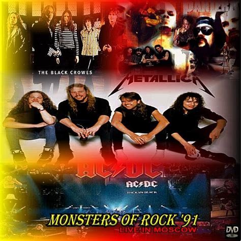 MONSTERS of ROCK 1991 Metallica/Pantera/ac/dc dvd