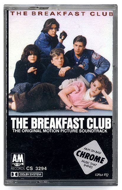 The Breakfast Club Original Motion Picture Soundtrack | The breakfast ...