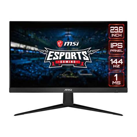 MSI OPTIX G241 MONITOR 1080p 144Hz 1ms IPS 24 Inch FHD Gaming Monitor ...