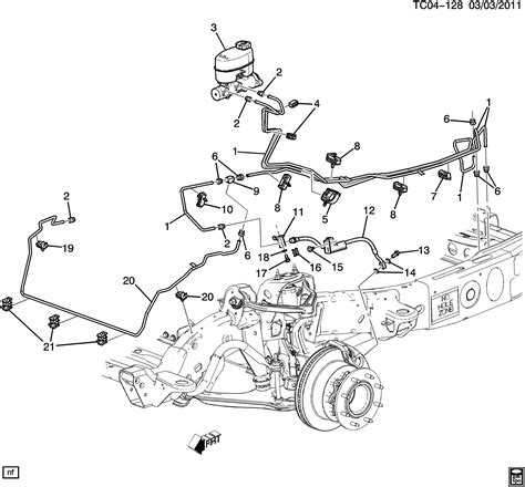 2001 chevy tahoe brake line diagram