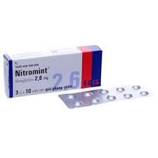 Nitromint 2.6mg Tablets 60's | tmeds.pk