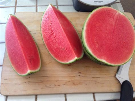 Almost seedless watermelon. : pics