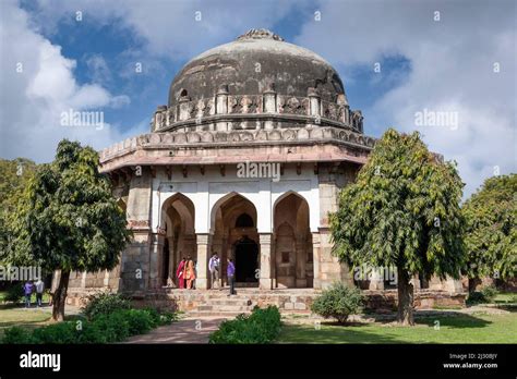 New Delhi, India. Lodi Gardens. Tomb of Sikandar Lodi, Second Ruler of the Lodi Dynasty. Reigned ...