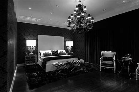 Find gothic bedroom lamps only on this page | Black bedroom design, Black bedroom decor ...