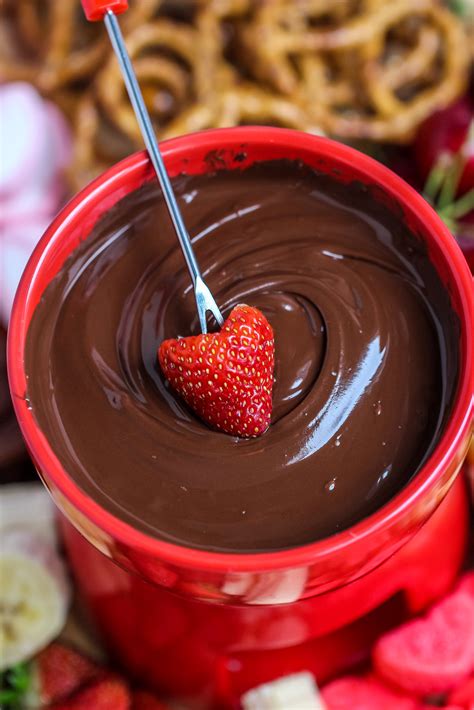 Valentine's Day Chocolate Fondue Board - Frugal Mom Eh!