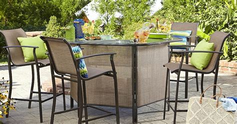 Sears: Garden Oasis Harrison 5 piece Outdoor Bar Set Only $314.99 (Regularly $600) - Hip2Save