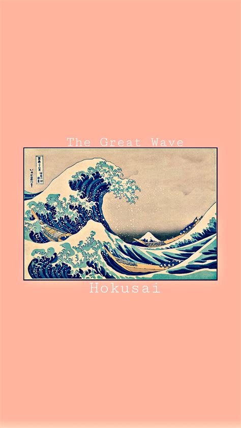 Hokusai The Great Wave wallpaper for iPhone #wallpaper #thegreatwave # ...