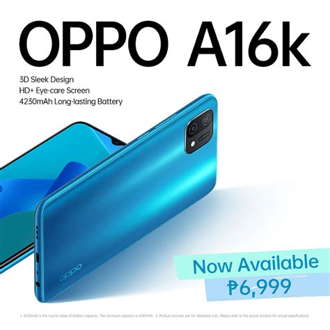 OPPO A16K with Helio G35, 4,320mAh battery is now in the Philippines ...