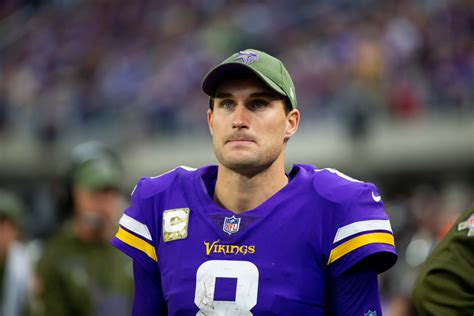 Nov 4, 2018; Minneapolis, MN, USA; Minnesota Vikings quarterback Kirk Cousins (8) on the ...