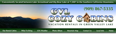 Green Valley Lake - Cozy Cabin Rentals