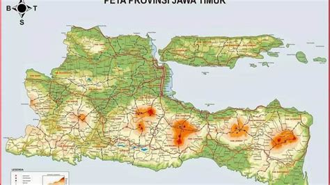 Peta Jawa Peta Jawa Timur Lengkap Beserta Keterangan Dan Gambarnya ...