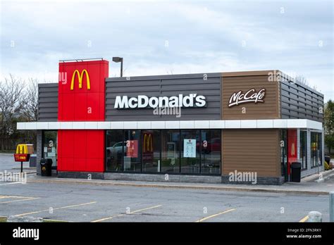 Ottawa, Ontario, Canada - May 4, 2021: A McDonald's Canada restaurant ...