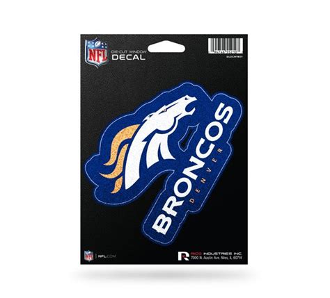 Denver Broncos *Bling* Die Cut Decal NEW 4 X 5 Window Car or Laptop! G ...