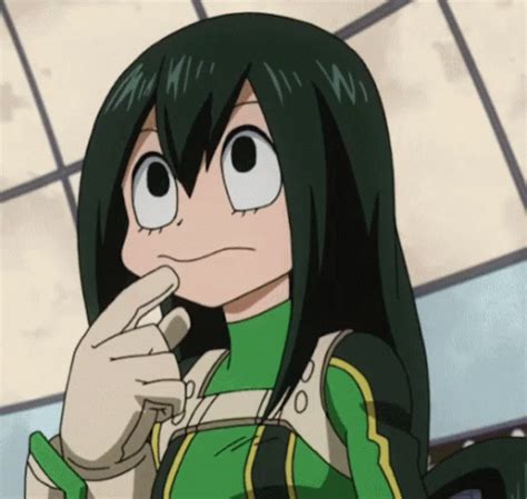 Tsuyu Asui Froppy GIF - TsuyuAsui Froppy Think - Discover & Share GIFs