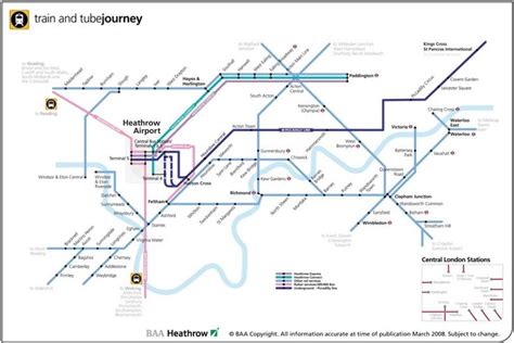 Rail routes at Heathrow map | Airport map, Heathrow airport, Heathrow