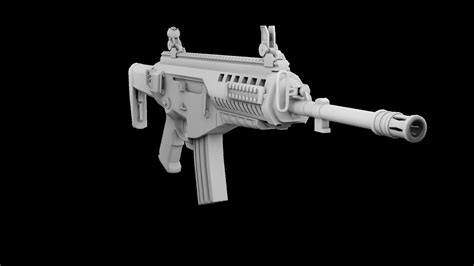 3D model Beretta ARX-160 assault rifle VR / AR / low-poly | CGTrader