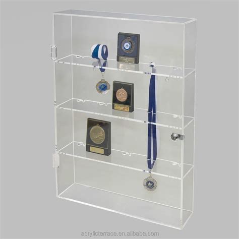 Acrylic Medal Display Cabinet - Buy Wall Mountable Medal Display Cabinet,Lockable Perspex ...