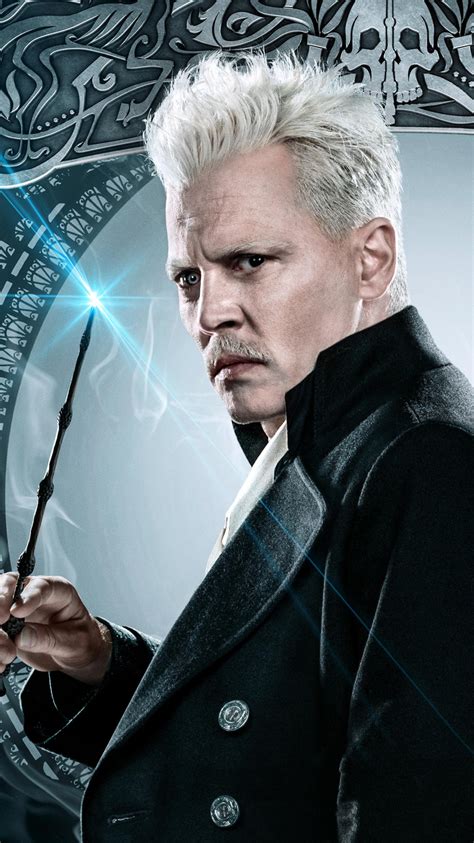 750x1334 Johnny Depp As Gellert Grindelwald In Fantastic Beasts The Crimes Of Grindlewald 2018 ...