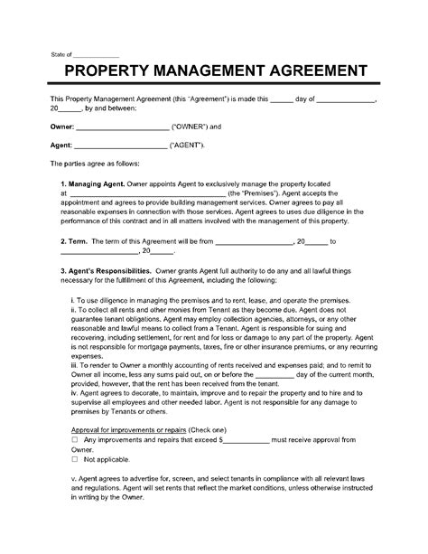 Managed Services Agreement Template