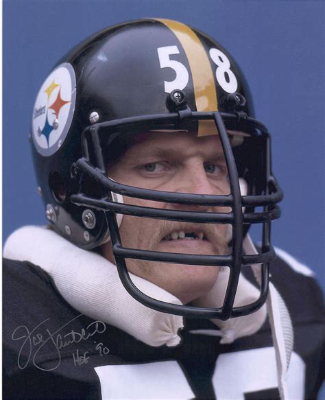 Jack Lambert Pittsburgh Steelers Autographed 16'' x 20'' Missing Teeth Photograph with HOF 90 ...