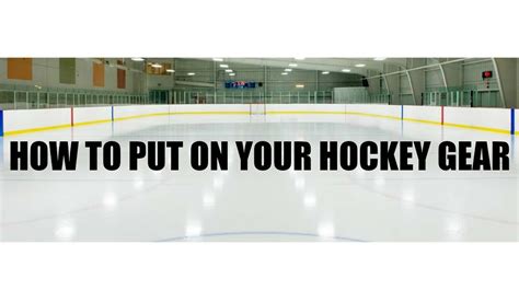 How to put on hockey gear - YouTube