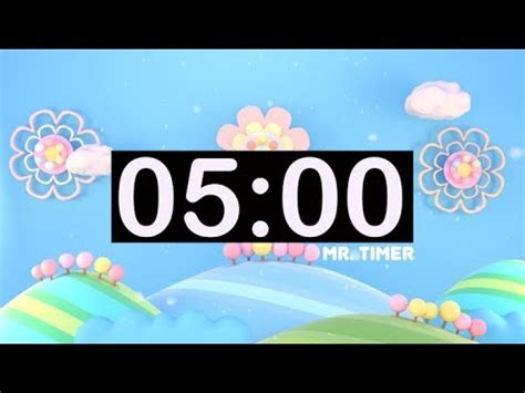 5 Minute Countdown Timer with Music For Kids! - YouTube | Music for kids, Countdown timer, Time ...