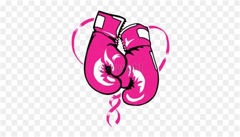 Boxing Gloves Clipart Pink - Pink Boxing Gloves Clipart - FlyClipart