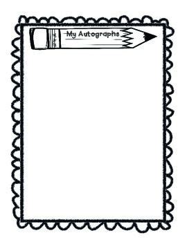 45+ Printable autograph book for students ideas in 2021 | This is Edit