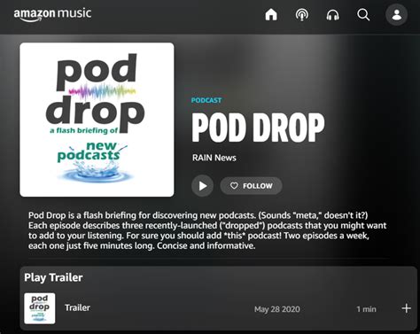 Amazon Music Podcasts launches: First review - RAIN News