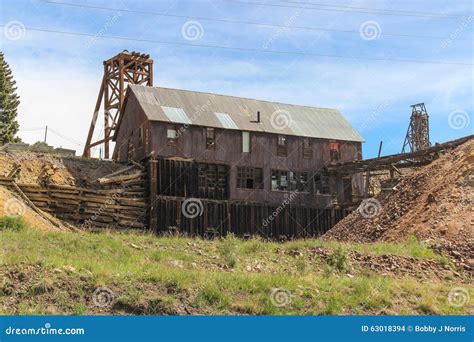 Victor Colorado, Gold Mine stock photo. Image of mining - 63018394