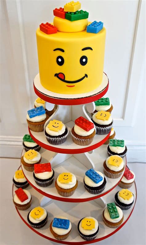 #LEGO #CAKE #CUPCAKES by Half Baked Co. | Lego birthday cake, Boy ...