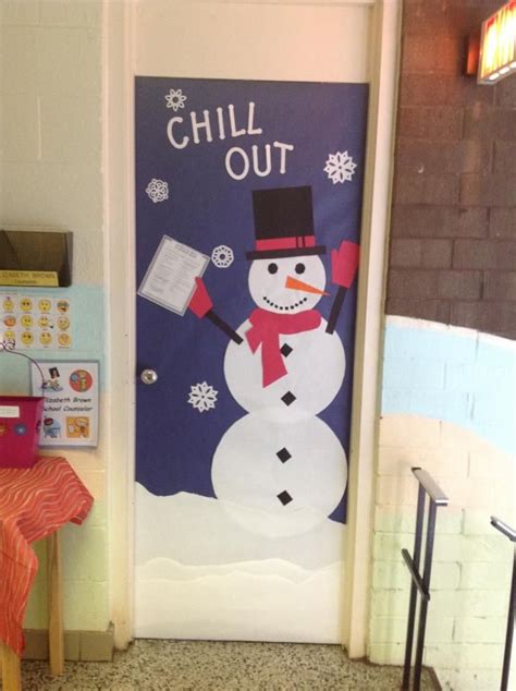 20+ Snowman Door Decoration Ideas