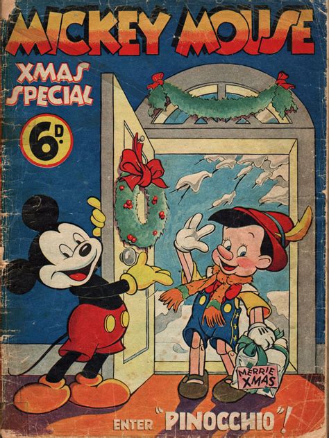 Filmic Light - Snow White Archive: 1939-40 Mickey Mouse "Xmas Special" Magazine