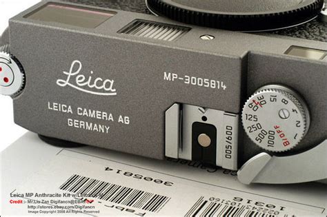 Photo Profile on Leica MP Grey Anthracite Kit - MIR Image Library