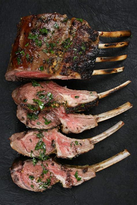 Grilled Rack of Lamb - Female Foodie