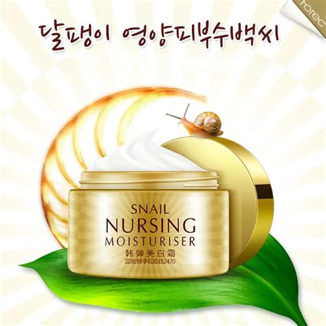 Snail Face Cream Moisturizing Anti Aging Whitening Cream For Face Care Acne Anti Wrinkle ...