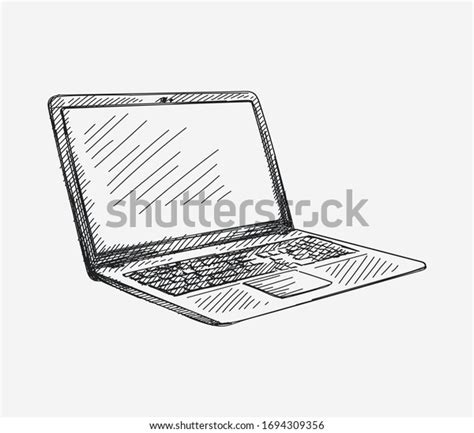 62,344 Computer Laptop Drawing Stock Illustrations, Images & Vectors ...