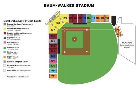 Baum Stadium Seating Chart Rows | Elcho Table