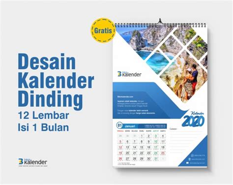 Contoh Desain Calendar Keren Dan Elegan - IMAGESEE