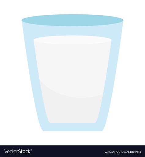 Milk glass icon Royalty Free Vector Image - VectorStock