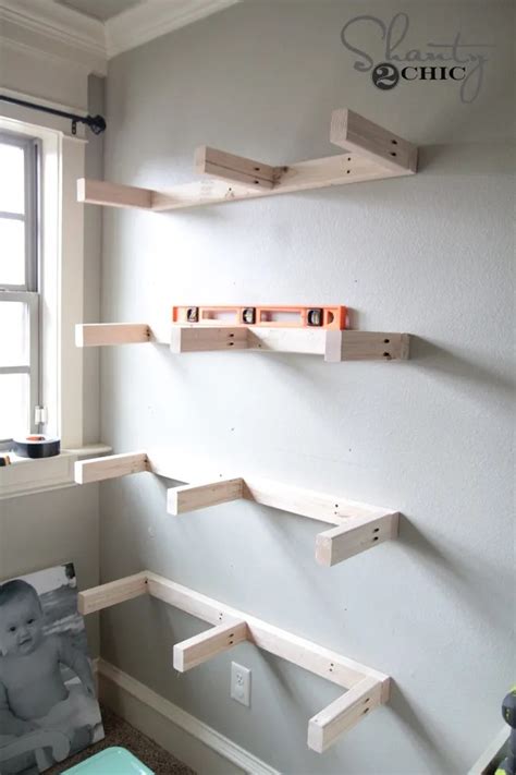 DIY Floating Shelves Plans and Tutorial - Shanty 2 Chic