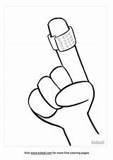 Free Band Aid Coloring Page  Printables Kidadl sketch template
