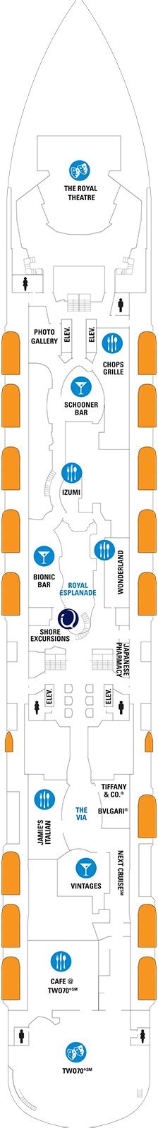 Quantum of the Seas Deck plan & cabin plan