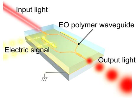 Demonstration of a highly efficient modulator using an organic electro-optic polymer for visible ...